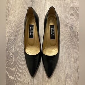 Stuart Weitzman Women’s Heels Size 8 Black Leather Pumps